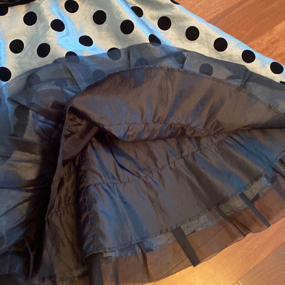 Charter Club LIKE NEW beautiful, gray & black metallic shiny girls dress - Sz 6 - Picture 16 of 16